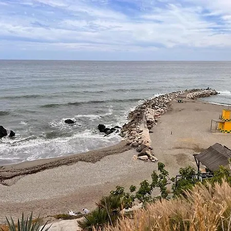 Costa Malaga Muy Acogedor Con Vistas Al Mar Terraza Gigante Verano E Invierno Parking Benalmádena