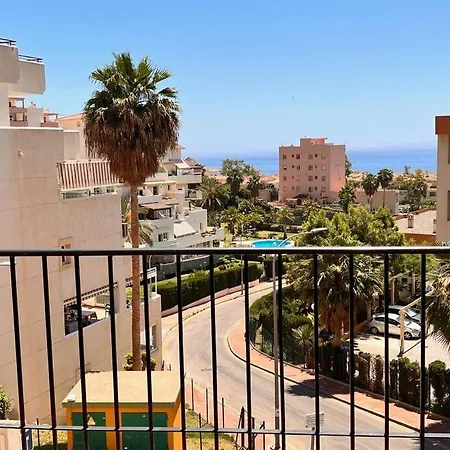 Costa Malaga Muy Acogedor Con Vistas Al Mar Terraza Gigante Verano E Invierno Parking Apartment Benalmádena